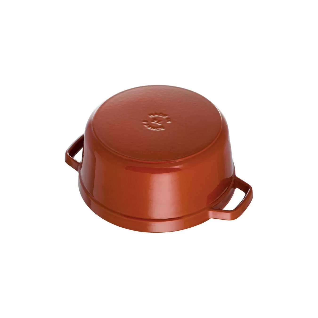 STAUB Dutch Ovens*4 Qt, Round, Cocotte, Burnt Orange