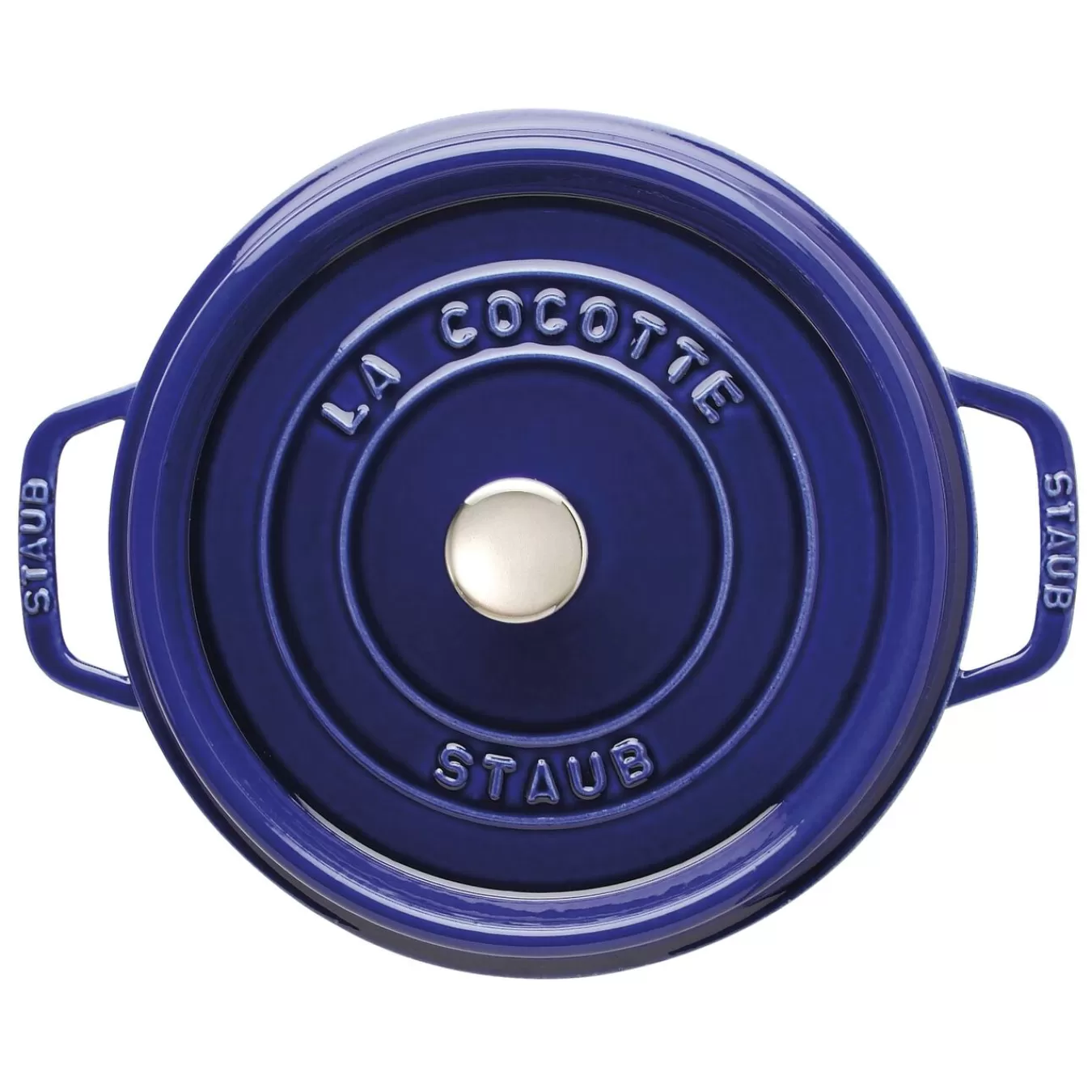 STAUB Dutch Ovens*4 Qt, Round, Cocotte, Dark Blue