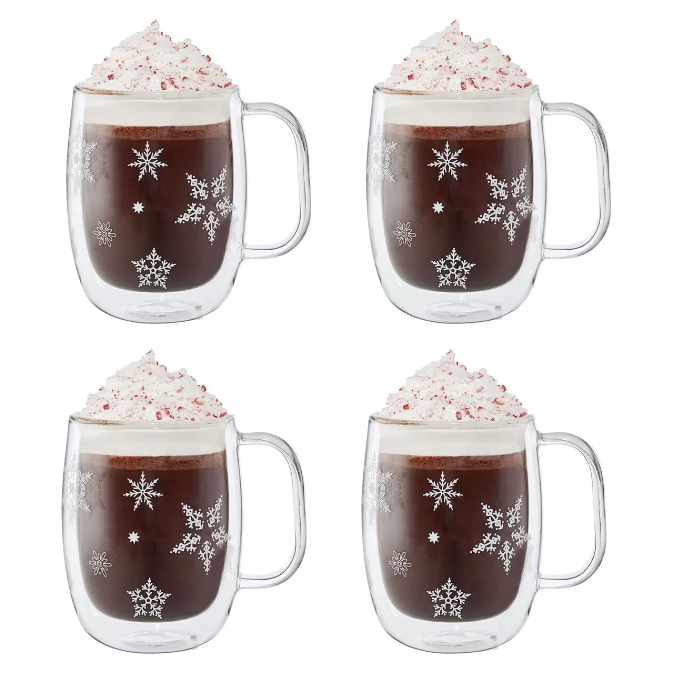 ZWILLING Glassware*4-Pc  Coffee Glass Mug Holiday Set