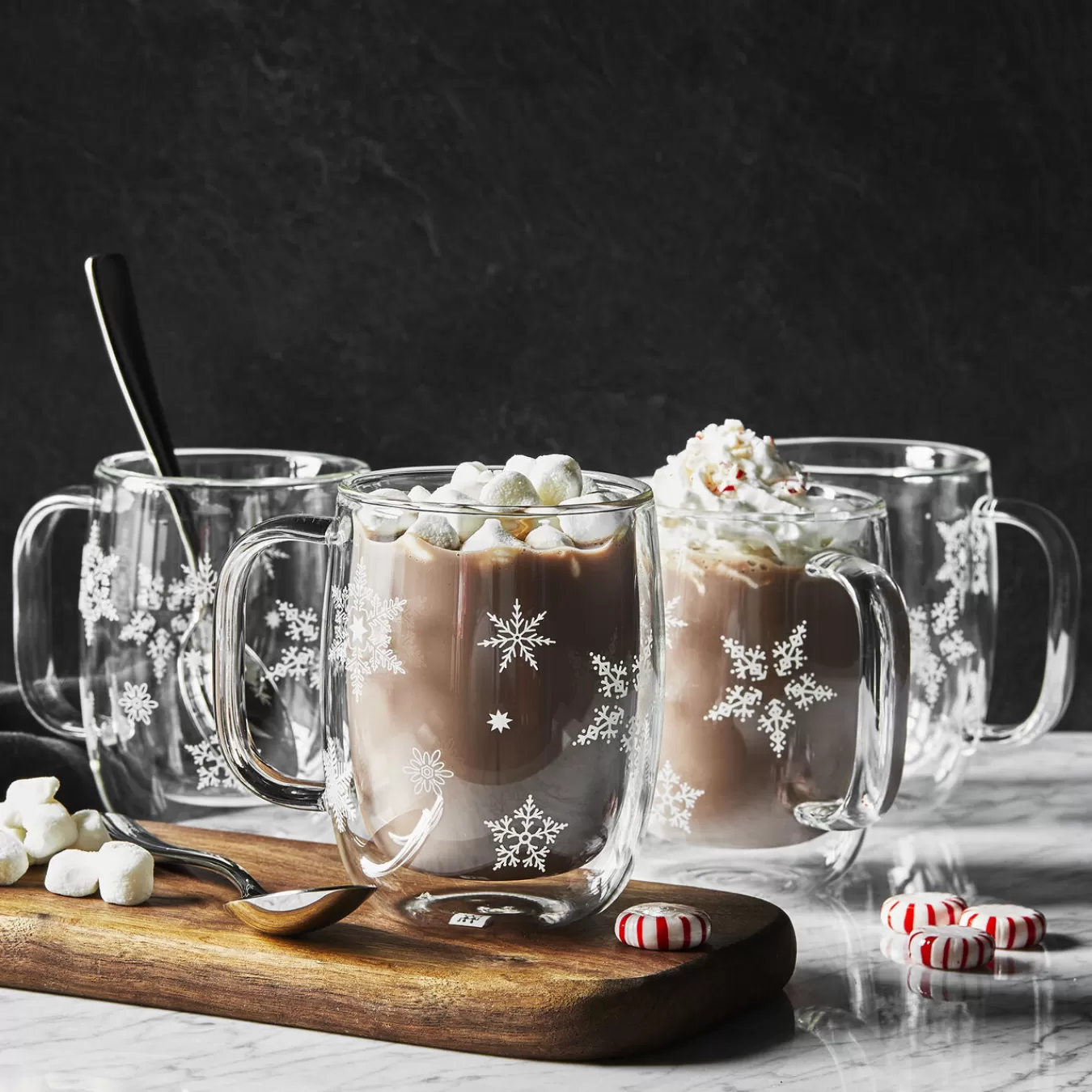 ZWILLING Glassware*4-Pc  Coffee Glass Mug Holiday Set