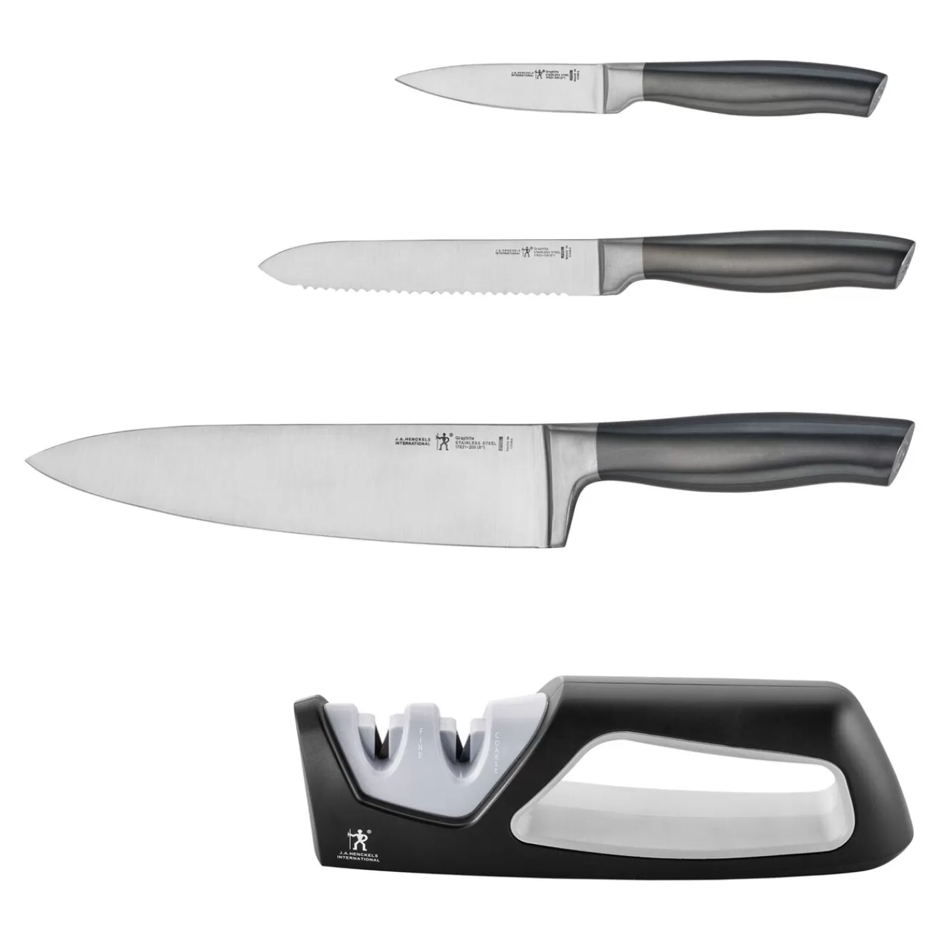 HENCKELS Knife Sets*4-Pc, Knife Set Graphite Grey