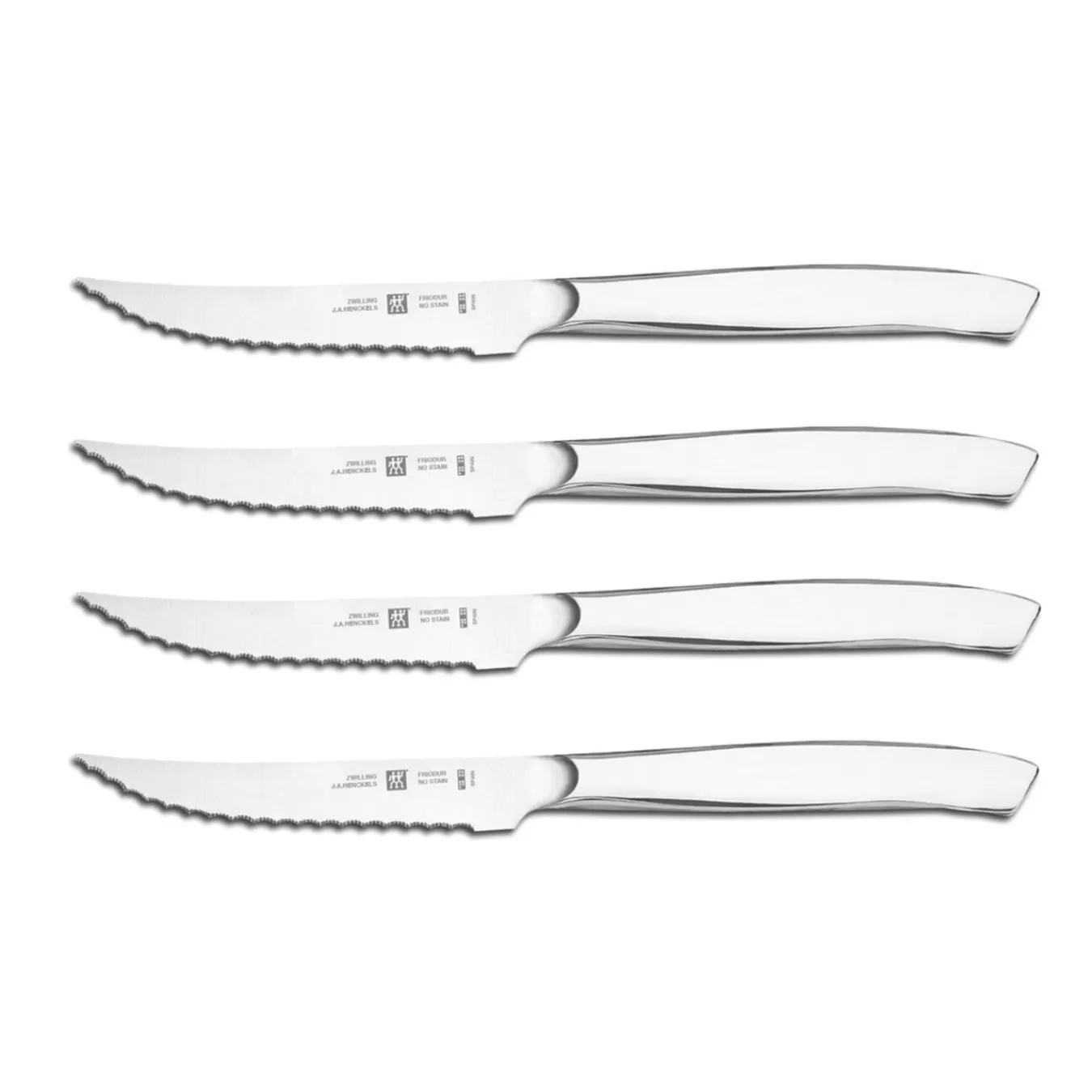 ZWILLING Steak Knife Sets*4-Pc, Stainless Steel Serrated Mignon Steak Knife Set