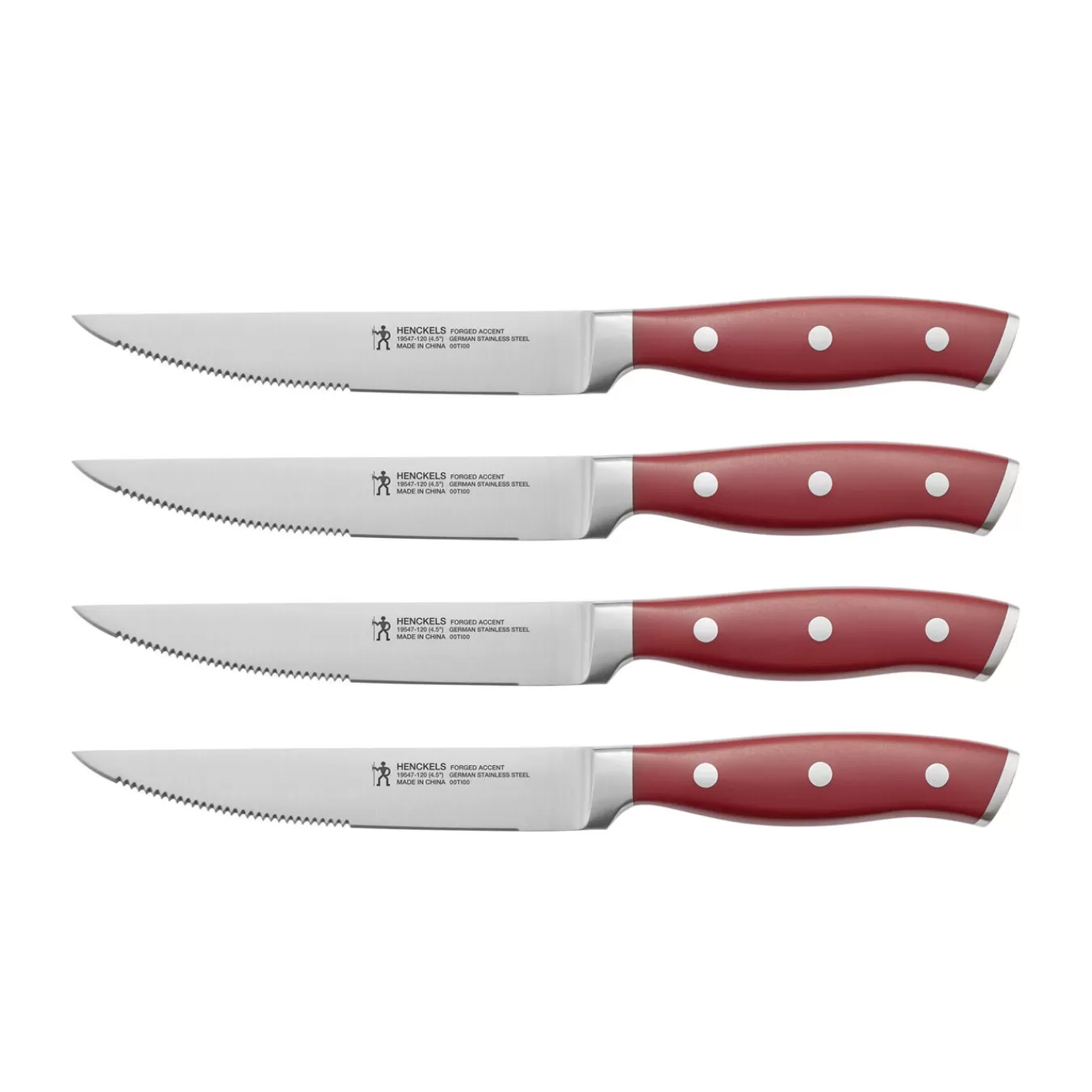 HENCKELS Steak Knife Sets*4-Pc, Steak Knife Set - Red