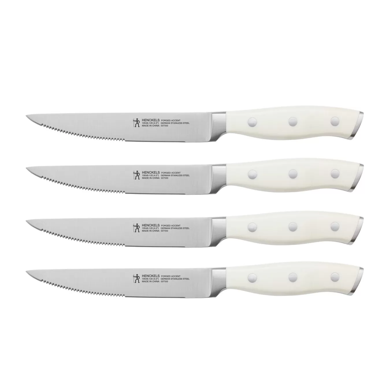 HENCKELS Steak Knife Sets*4-Pc, Steak Knife Set - White