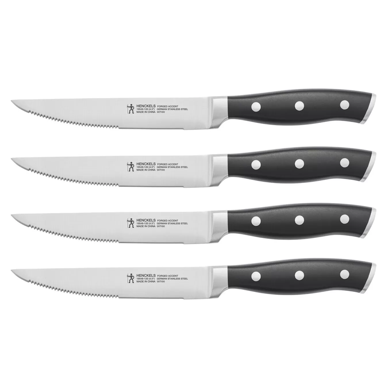 HENCKELS Steak Knife Sets*4-Pc, Steak Knife Set - Black Black Matte