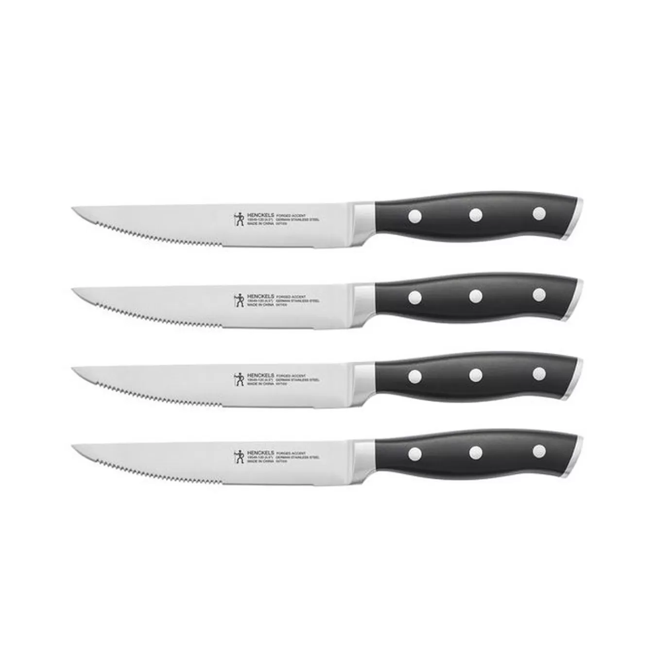 HENCKELS Steak Knife Sets*4-Pc, Steak Knife Set - Black Black Matte