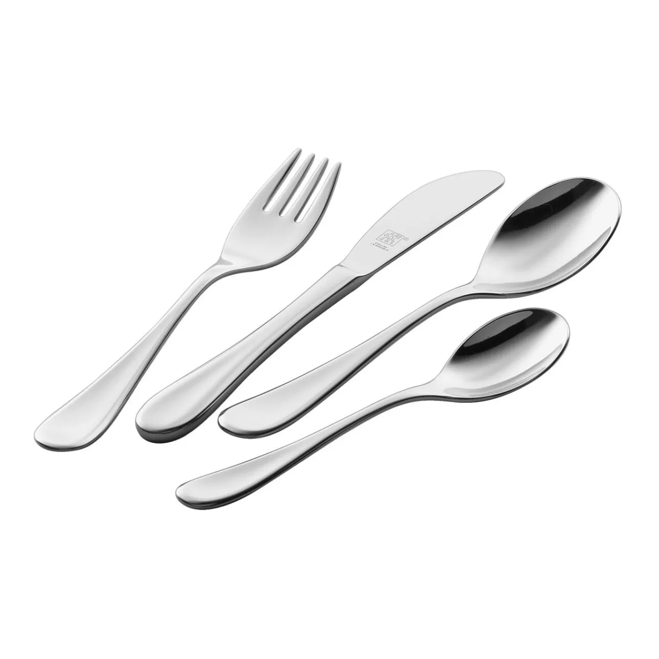 ZWILLING Kids Cutlery*4-Pc Twin Kids Filou Flatware Set, 18/10 Stainless Steel Silver