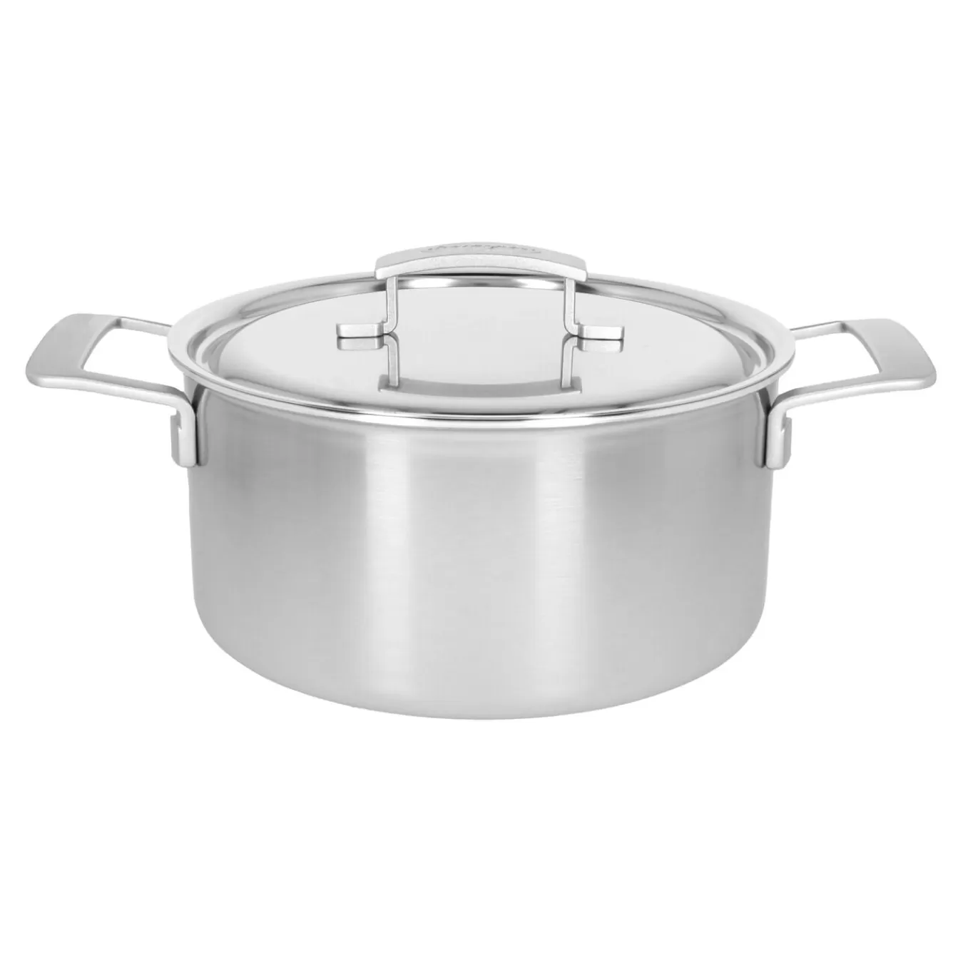 DEMEYERE Stew Pots*5.5 Qt, 18/10 Stainless Steel, Dutch Oven With Lid Silver