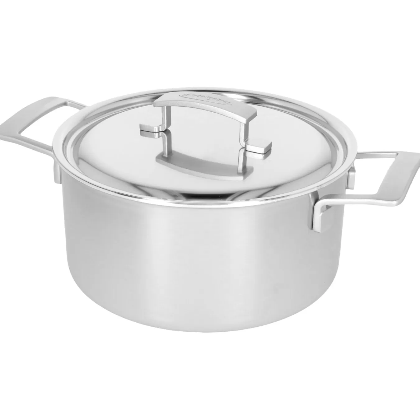 DEMEYERE Stew Pots*5.5 Qt, 18/10 Stainless Steel, Dutch Oven With Lid Silver