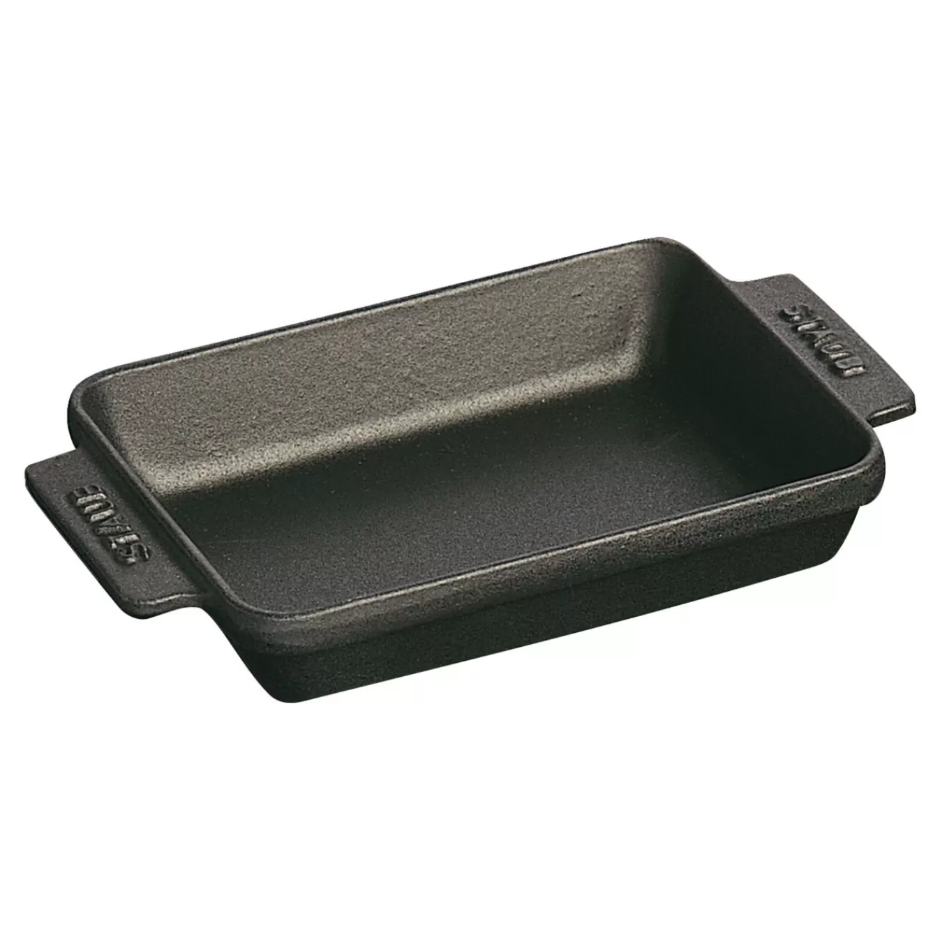 STAUB Specialty Cookware*5.5-X 4.33 Inch, Rectangular, Mini Baker, Black Matte