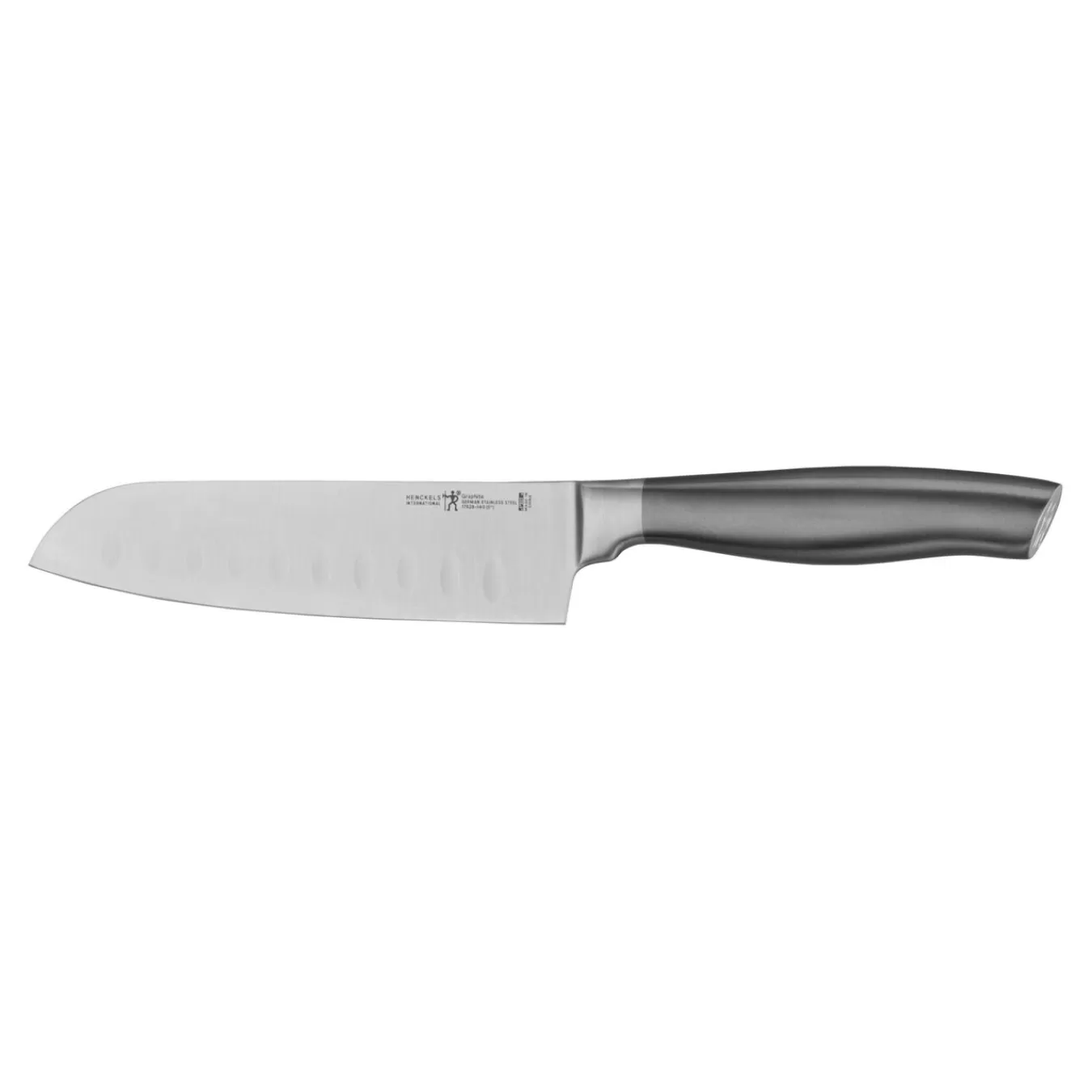 HENCKELS Santoku Knives*5-Inch, Hollow Edge Santoku Graphite Grey