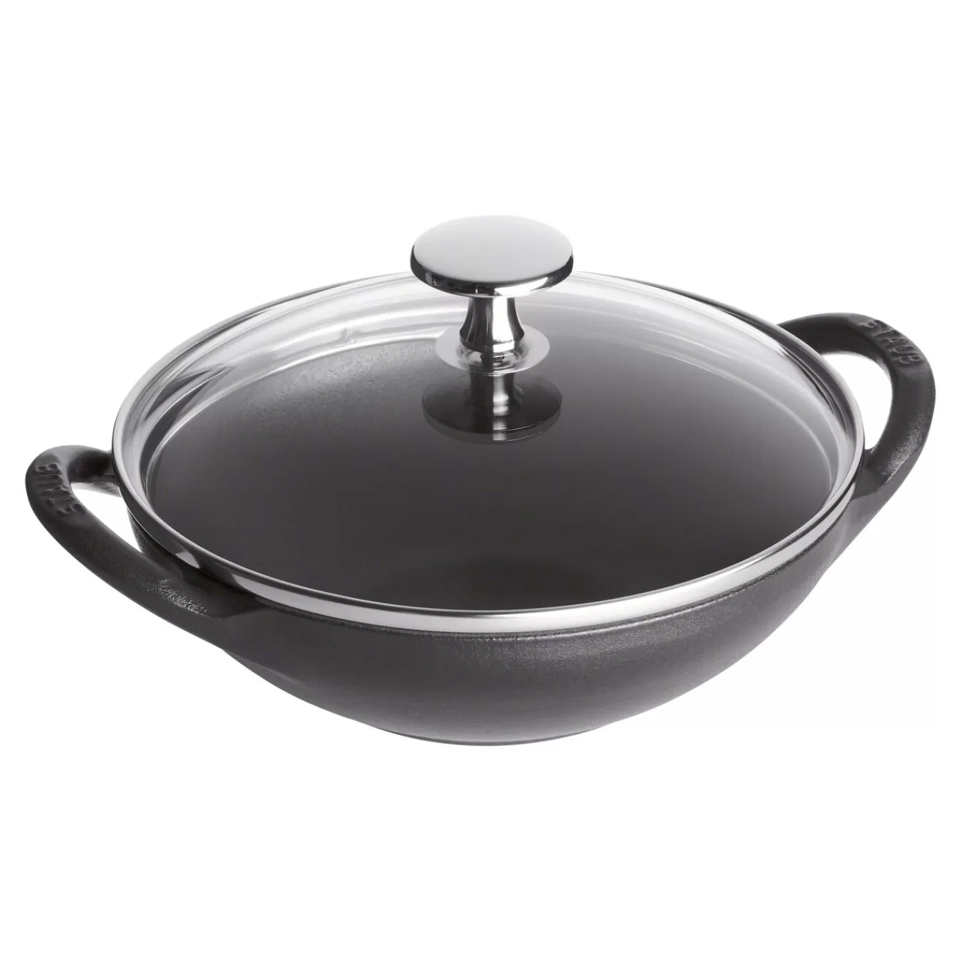 STAUB Woks*6.5-Inch, Baby Wok, Black Matte