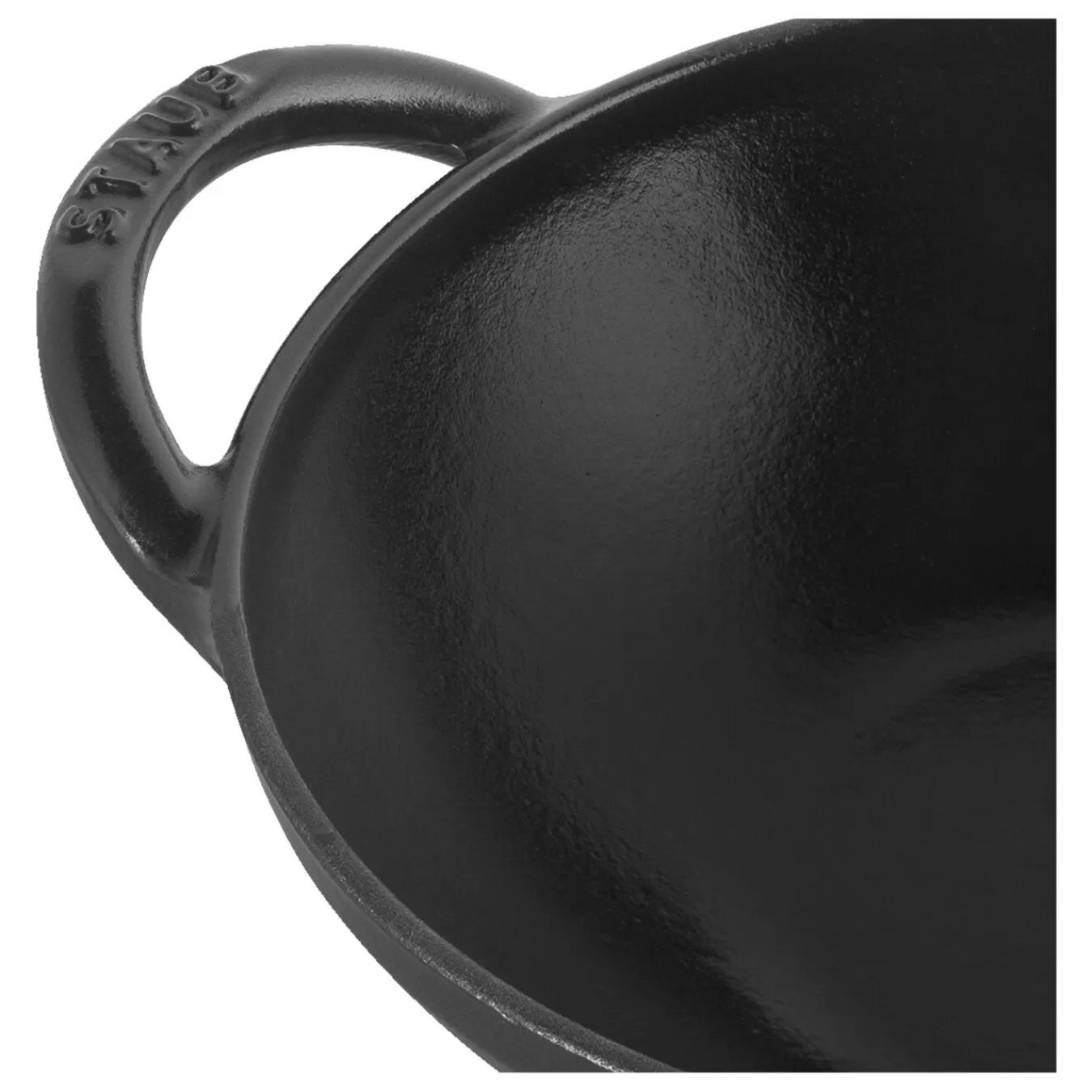 STAUB Woks*6.5-Inch, Baby Wok, Black Matte