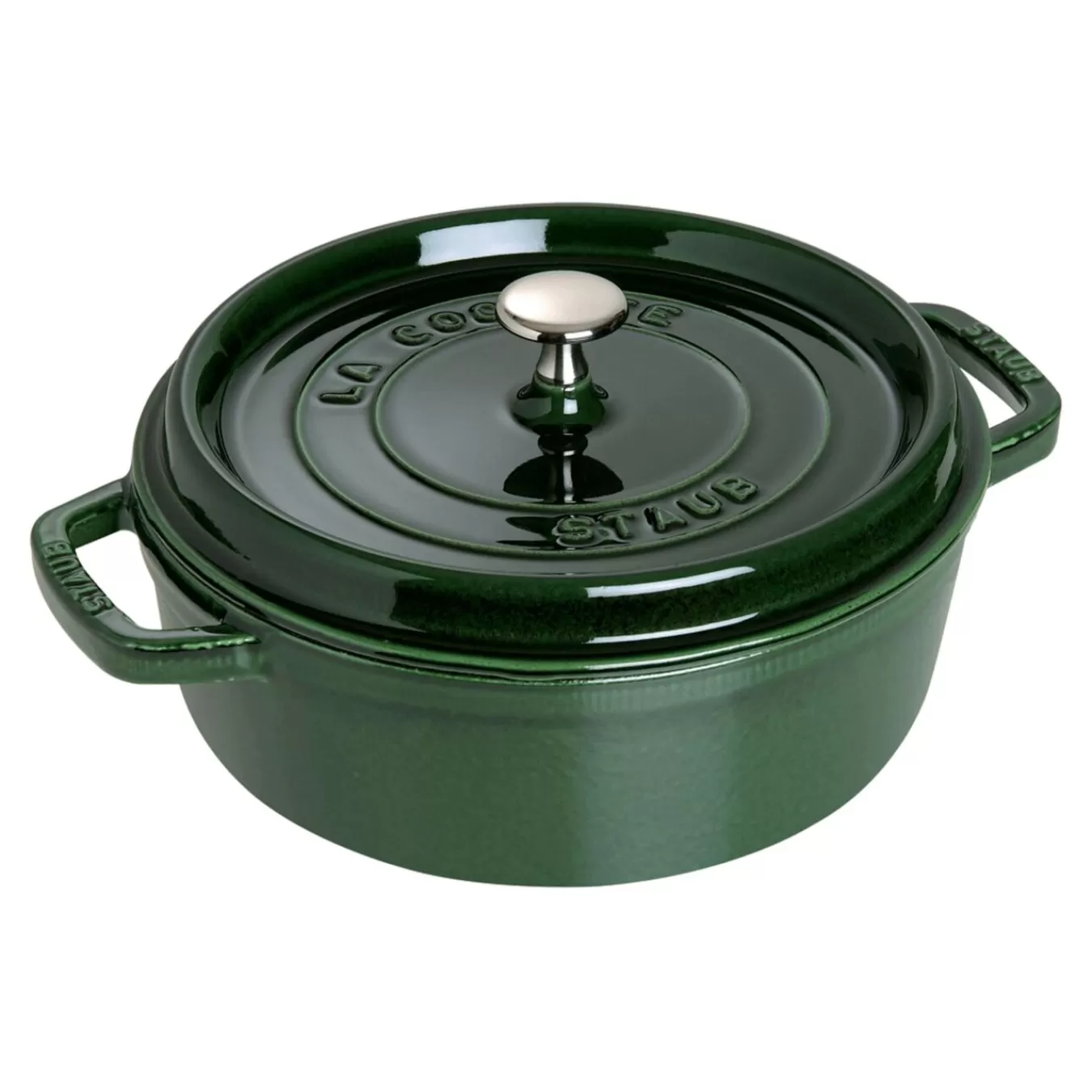 STAUB Dutch Ovens*6 Qt, Round, Cocotte Shallow, Basil