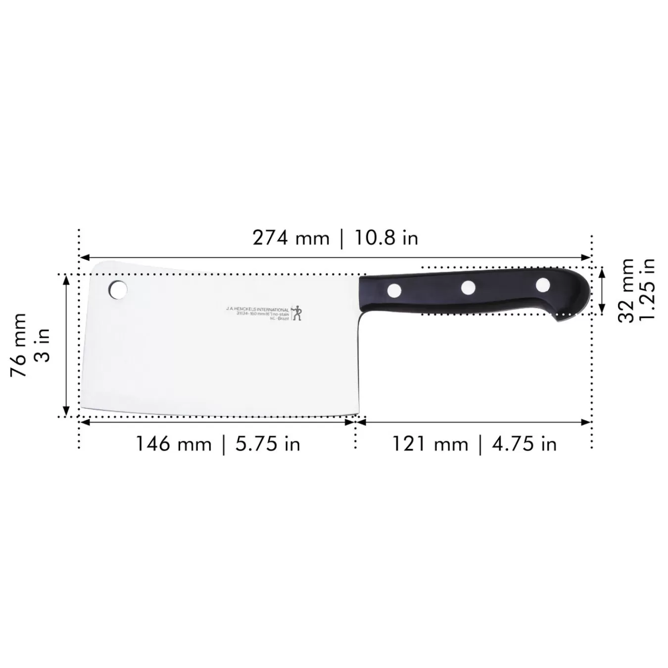 HENCKELS Cleavers*6-Inch, Meat Cleaver