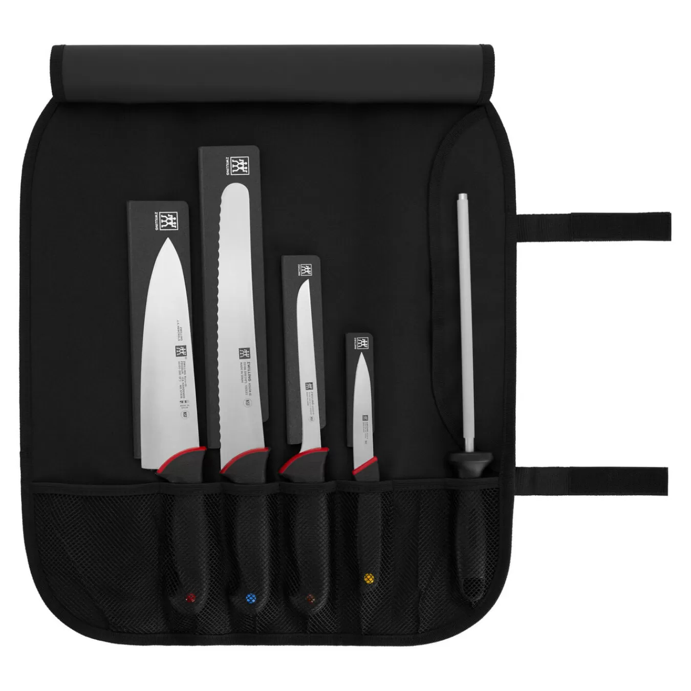 ZWILLING Knife Sets*6-Pc Culinary School Knife Kit With Blade Guards Silver-Black