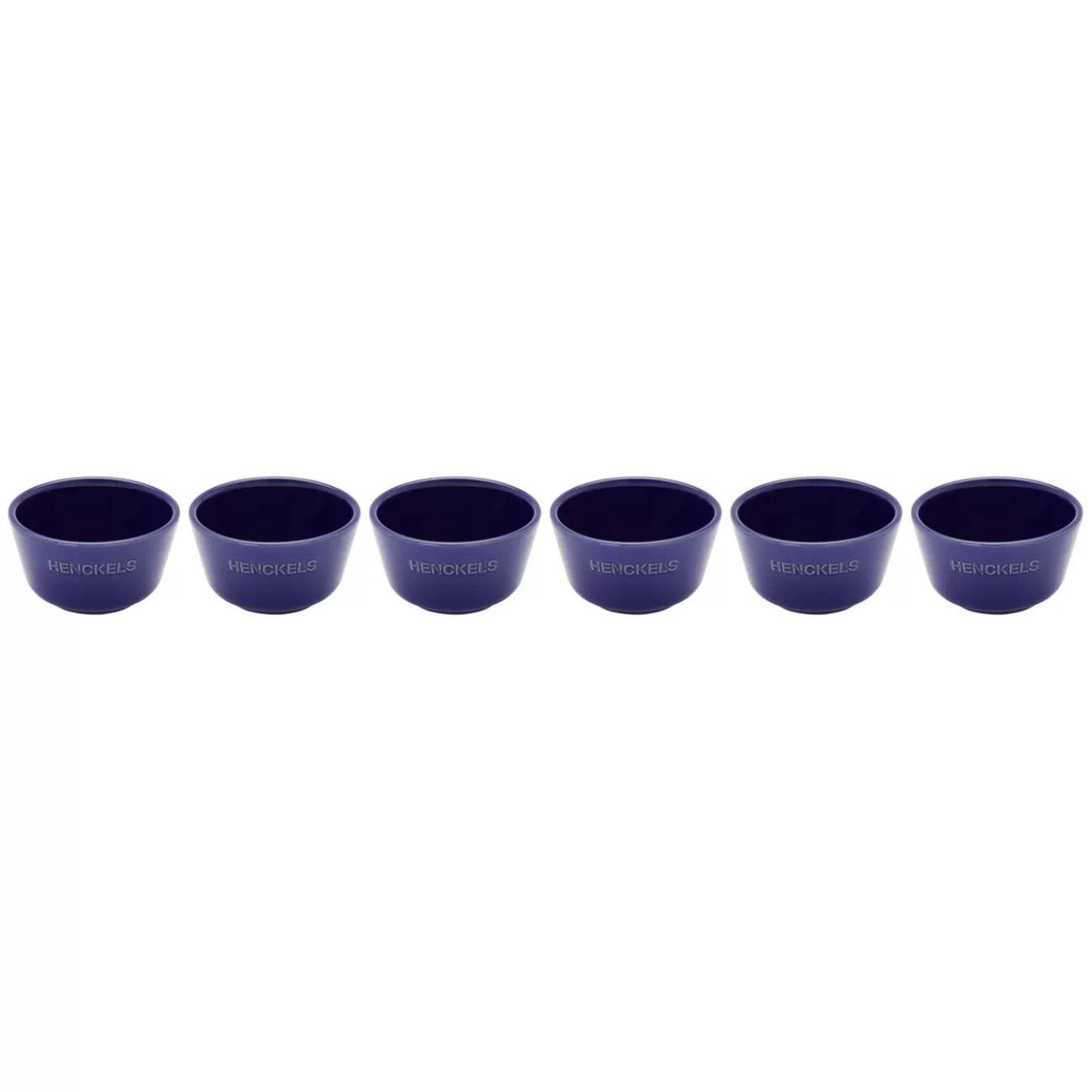 HENCKELS Ramekins*6-Pc, Round, Ramekin Set, Dark Blue