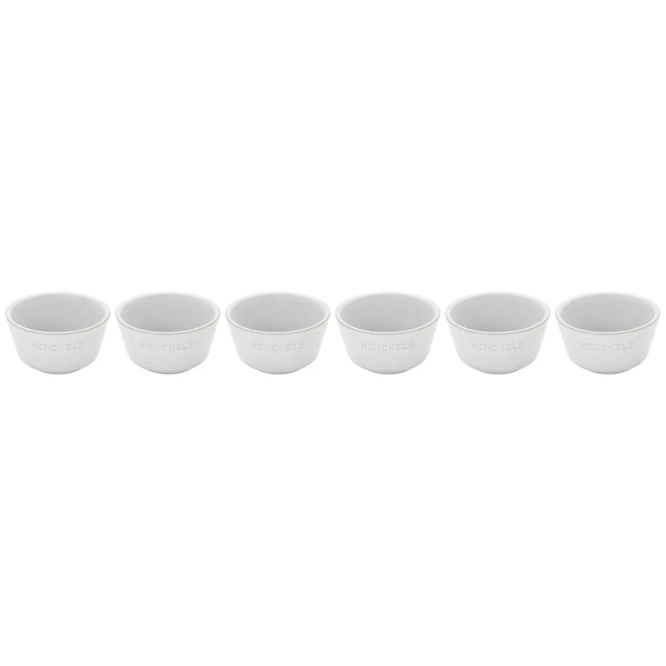 HENCKELS Ramekins*6-Pc, Round, Ramekin Set, White