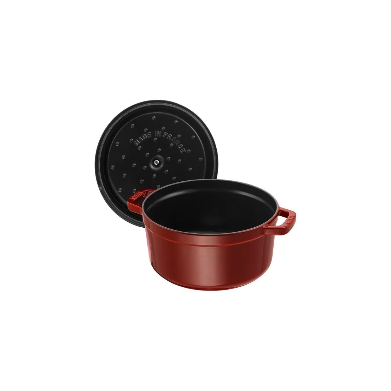 STAUB Dutch Ovens*7 Qt, Round, Cocotte, Grenadine