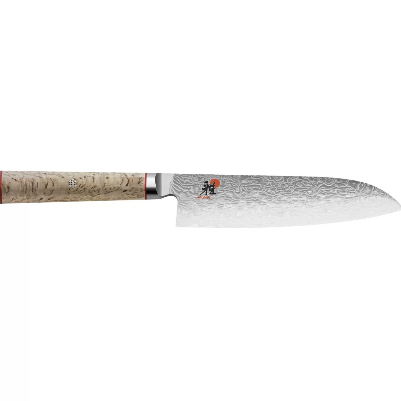 MIYABI Santoku Knives*7-Inch, Fine Edge Santoku Knife Brown