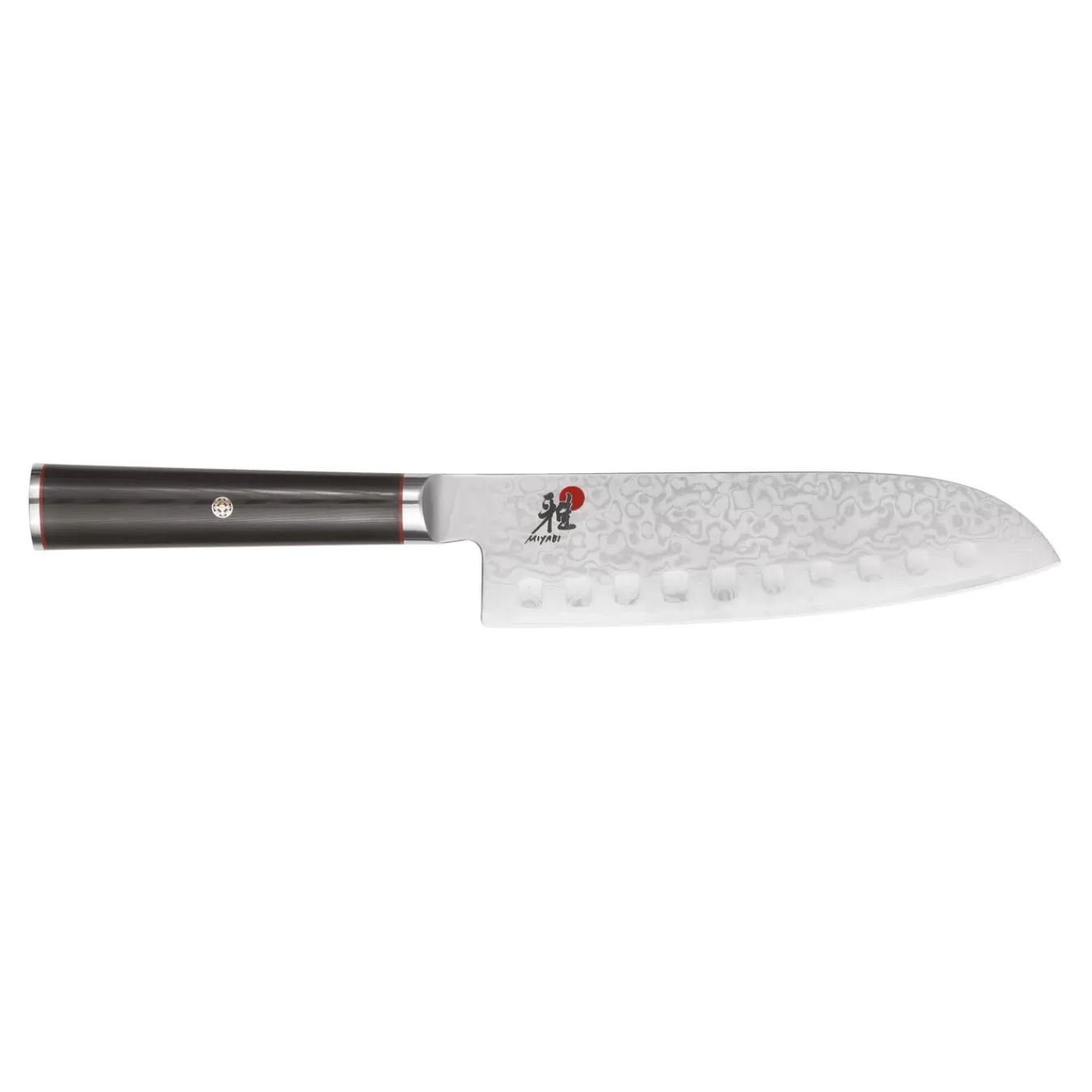 MIYABI Santoku Knives*7-Inch, Hollow Edge Santoku Knife