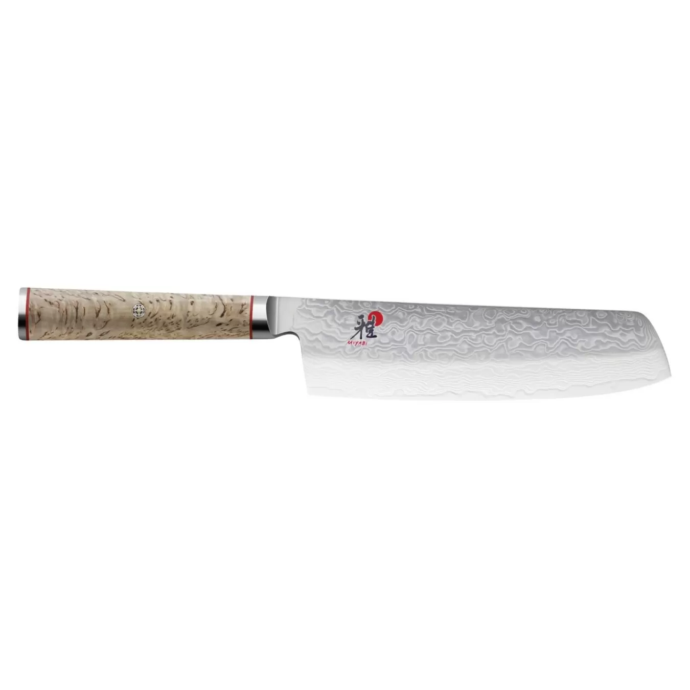 MIYABI Nakiri Knives*7-Inch, Nakiri Knife Brown