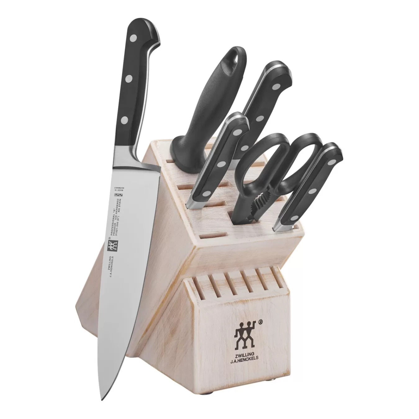 ZWILLING Knife Block Sets*7-Pc, Knife Block Set, Rustic White