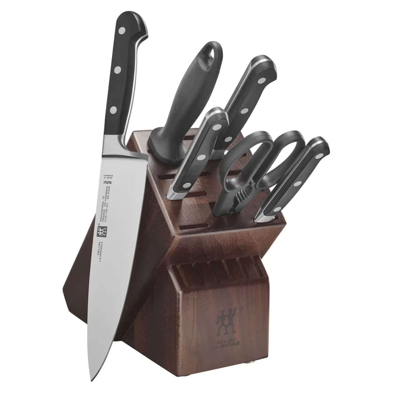 ZWILLING Knife Block Sets*7-Pc, Knife Block Set, Walnut