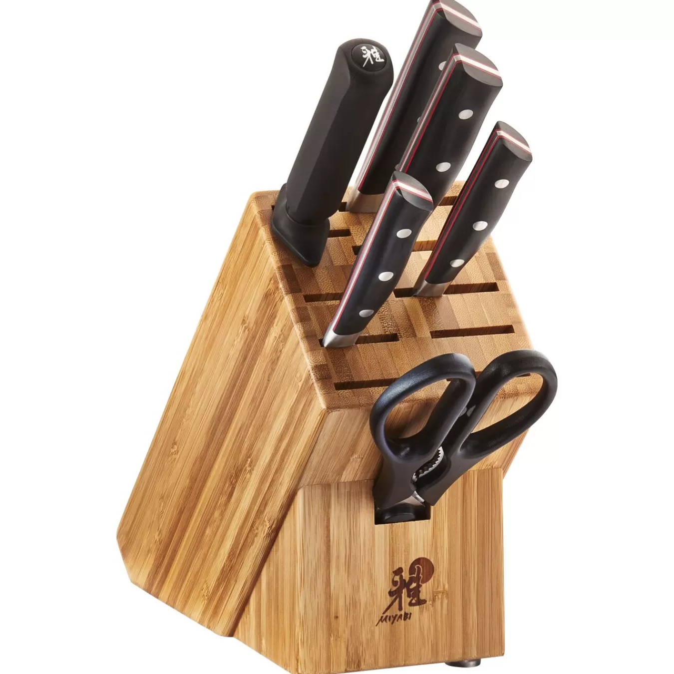 MIYABI Knife Block Sets*7-Pc, Knife Block Set, Natural