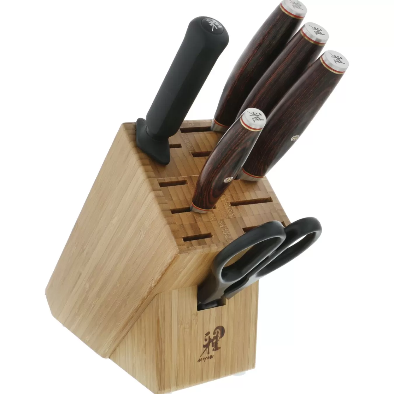 MIYABI Knife Block Sets*7-Pc, Knife Block Set, Natural