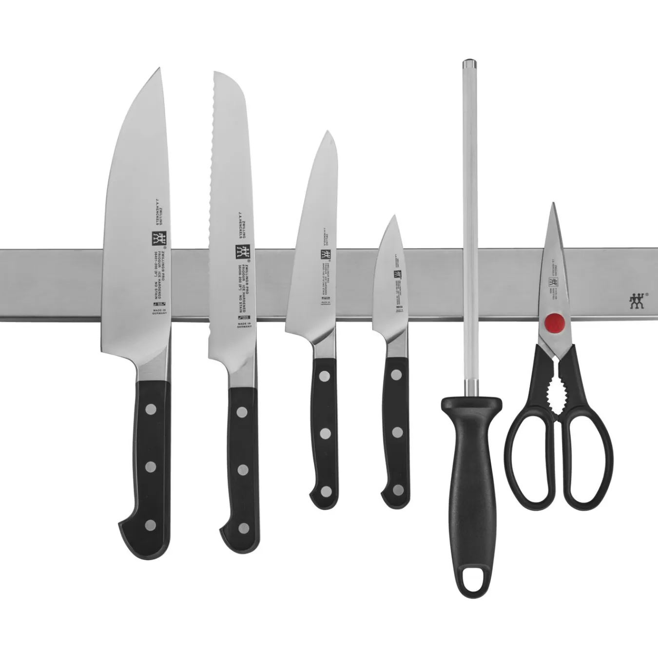 ZWILLING Knife Sets*7-Pc, Set With 17.5" Stainless Magnetic Knife Bar