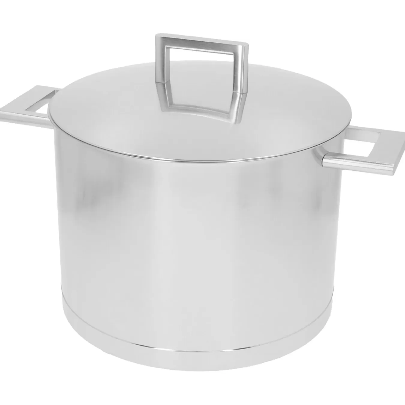DEMEYERE Stock Pots*8.5 Qt Stock Pot With Double Walled Lid, 18/10 Stainless Steel Silver
