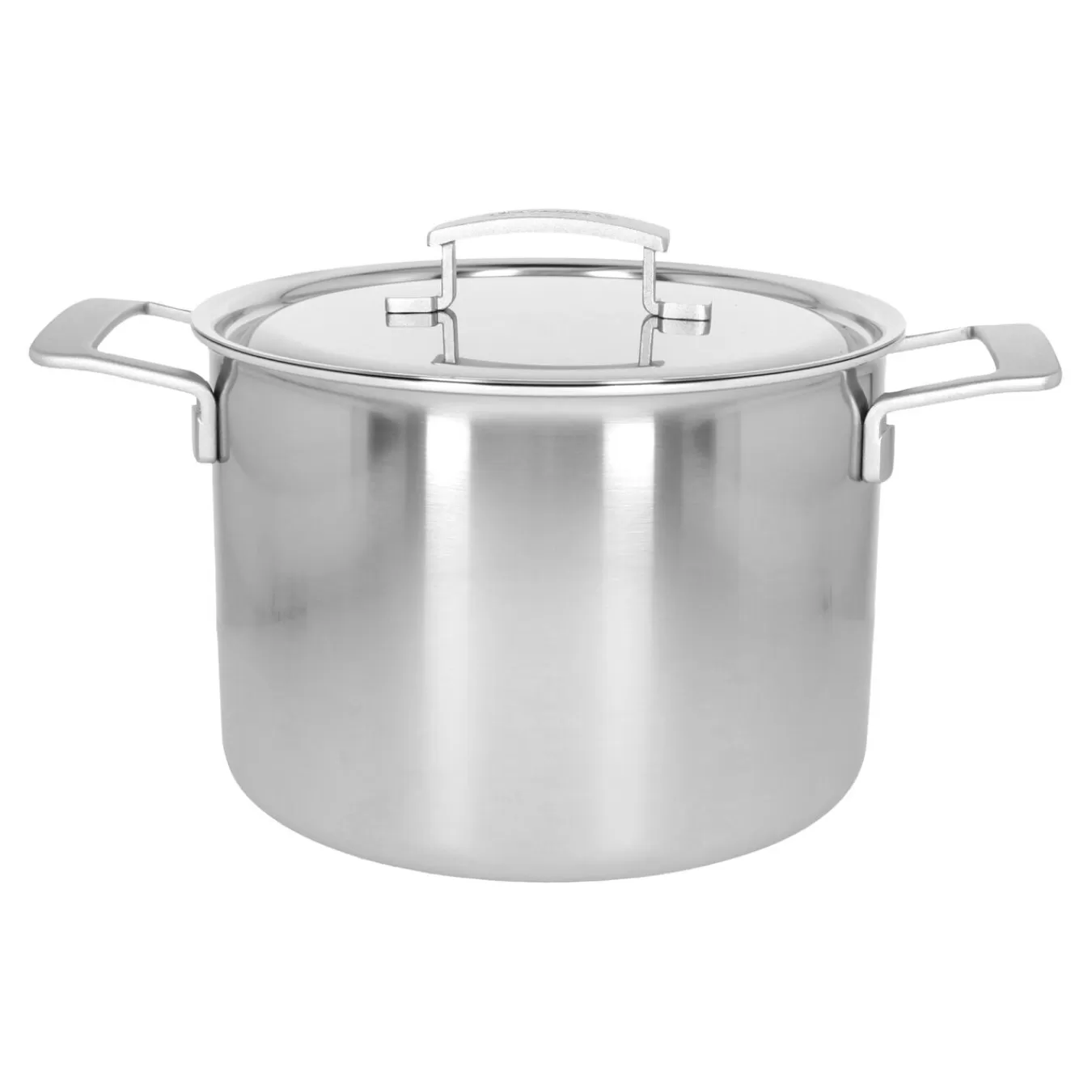 DEMEYERE Stock Pots*8.5 Qt Stock Pot With Lid, 18/10 Stainless Steel Silver