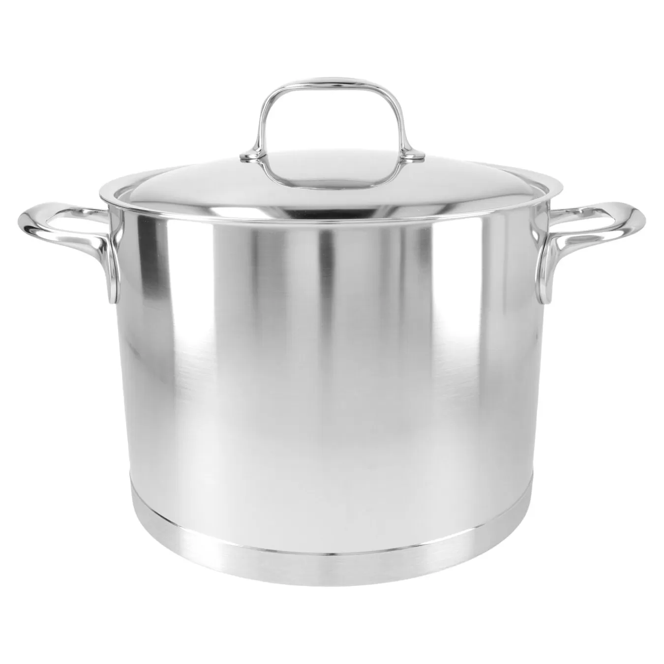 DEMEYERE Stock Pots*8.5 Qt Stock Pot With Lid, 18/10 Stainless Steel Silver