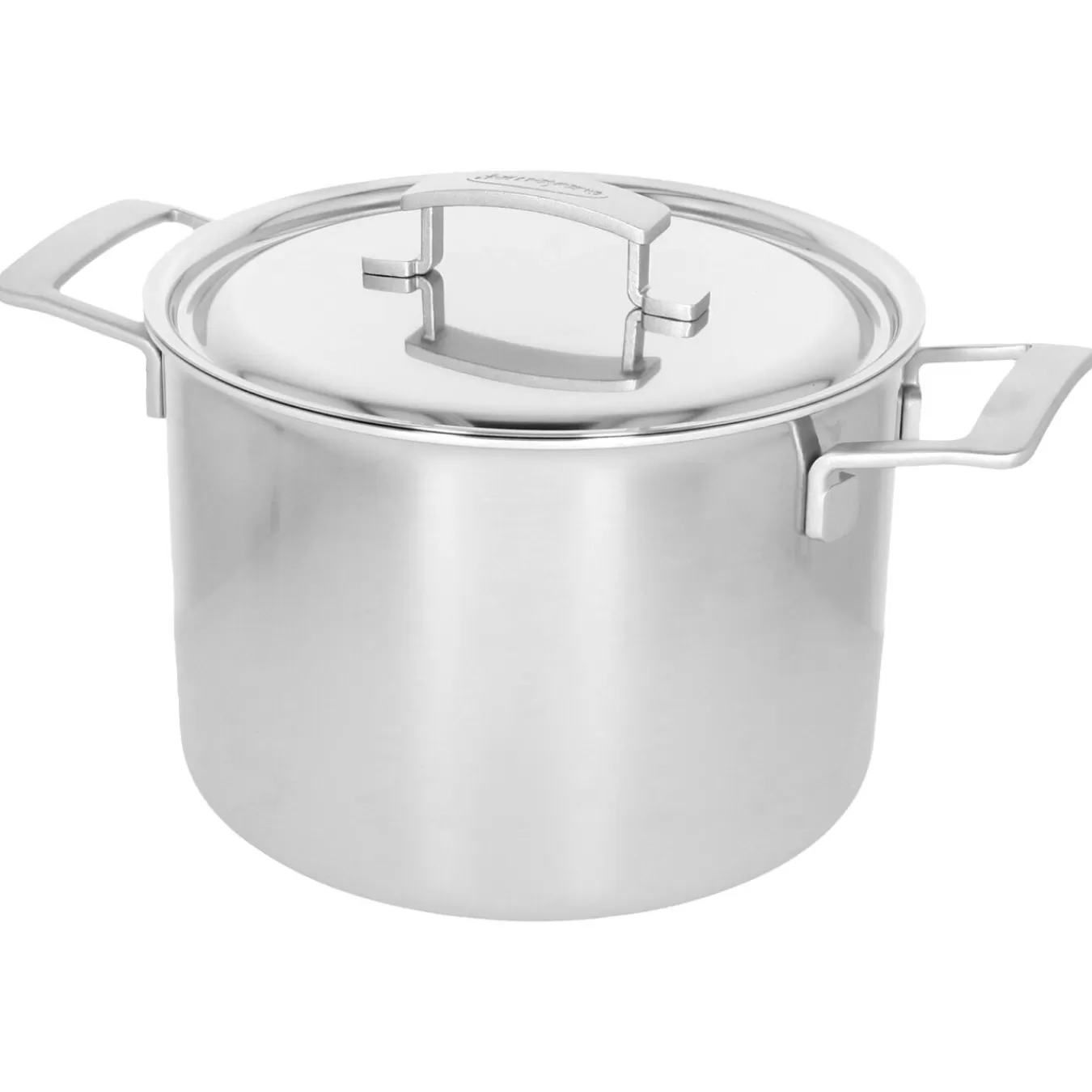 DEMEYERE Stock Pots*8.5 Qt Stock Pot With Lid, 18/10 Stainless Steel Silver