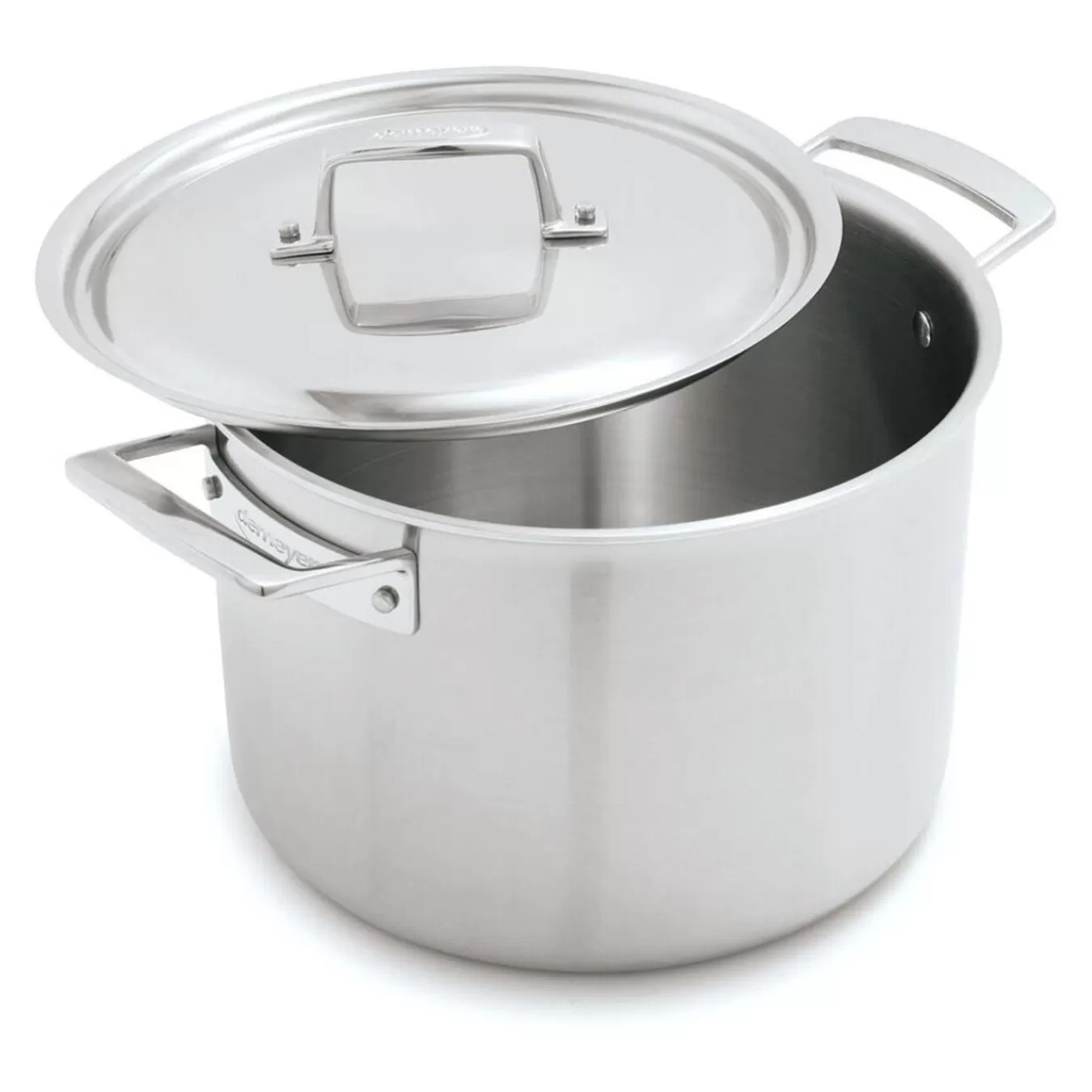 DEMEYERE Stock Pots*8 Qt Stock Pot, 18/10 Stainless Steel Silver