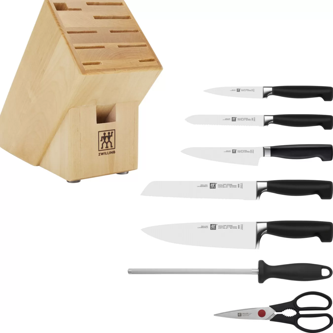 ZWILLING Knife Block Sets*8-Pc, Knife Block Set, Natural