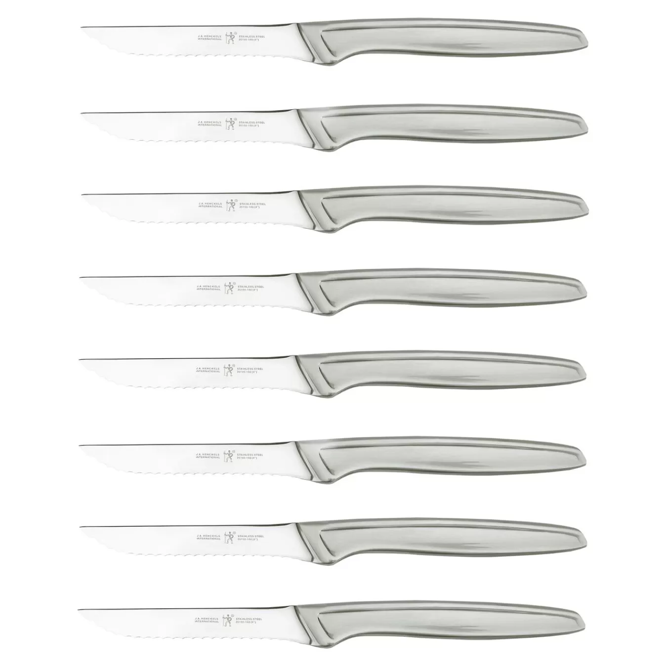 ZWILLING Steak Knife Sets*8-Pc, Stainless Steel Serrated Steak Knife Set