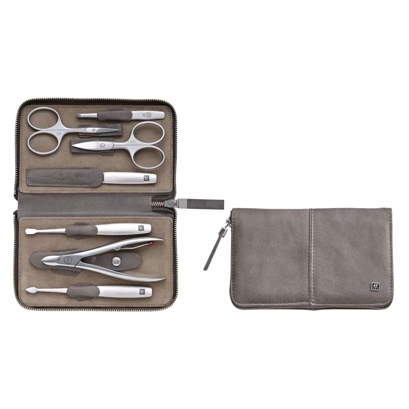 ZWILLING Manicure Sets*8-Pc, Zip Fastener Case Taupe