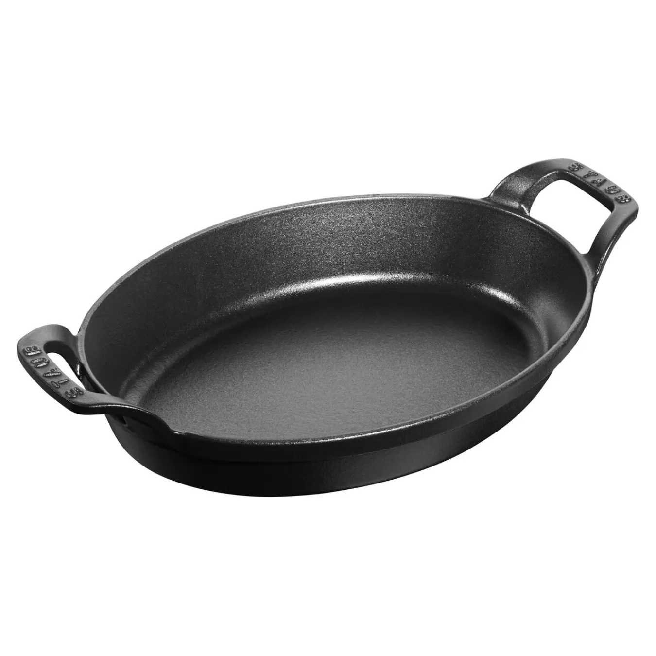 STAUB Baking Dishes*9.5-Inch, Oval, Baking Dish, Black Matte