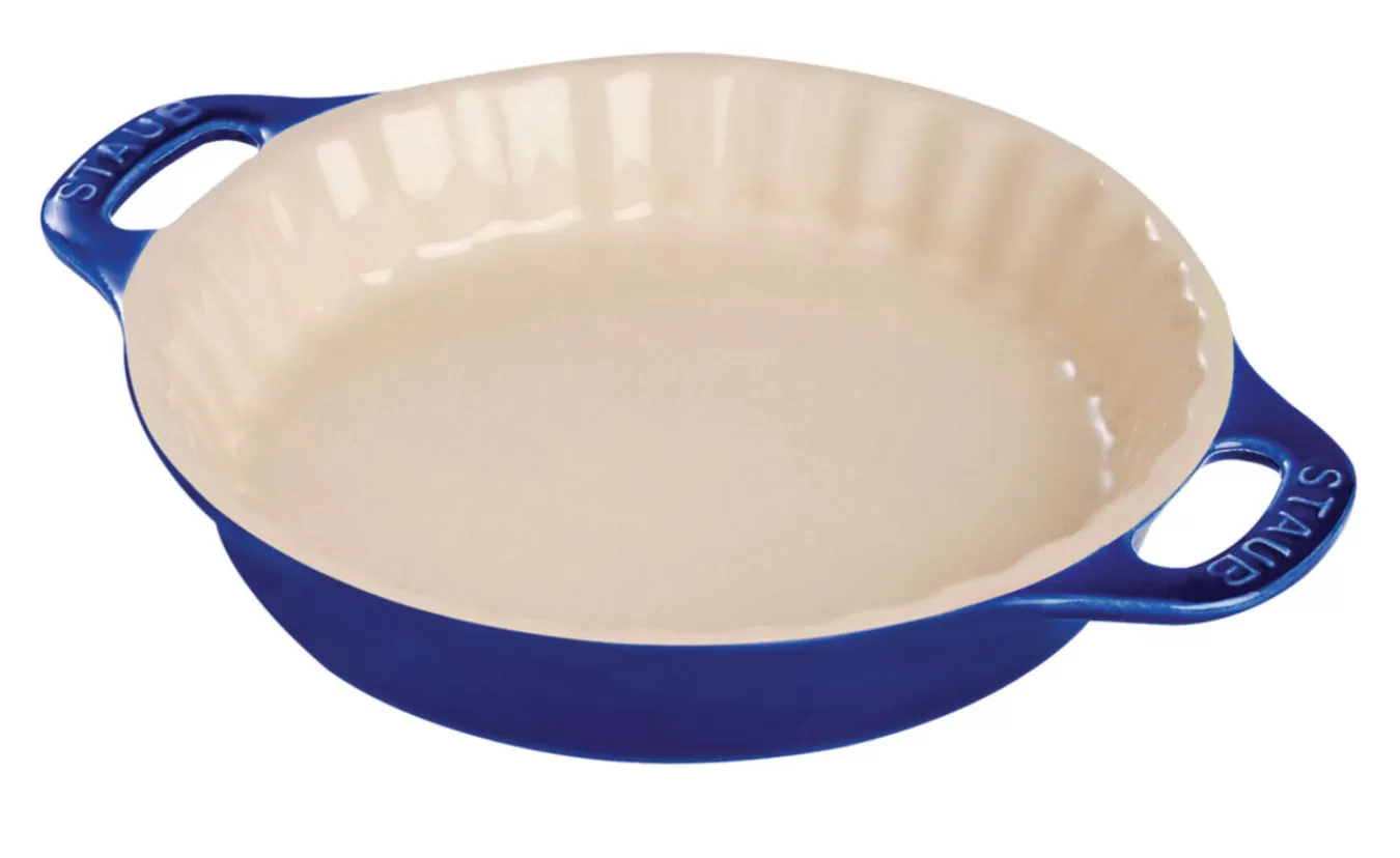 STAUB Cake Pans*9-Inch, Pie Dish, Dark Blue