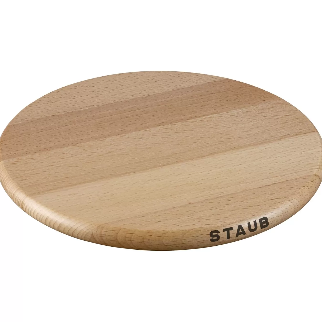 STAUB Trivets*9-Inch, Round, Magnetic Wood Trivet, Brown