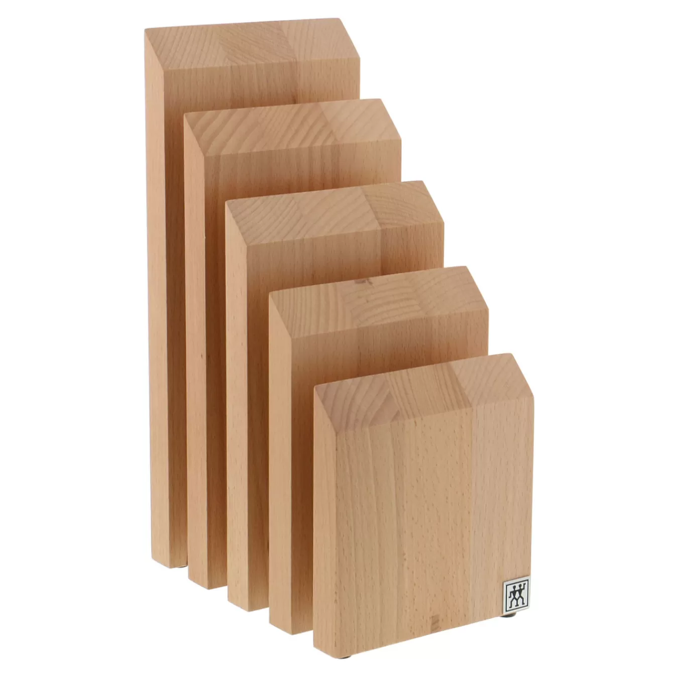 ZWILLING Empty Knife Blocks*Beechwood, Beechwood, Upright Italian Magnetic Block - Natural