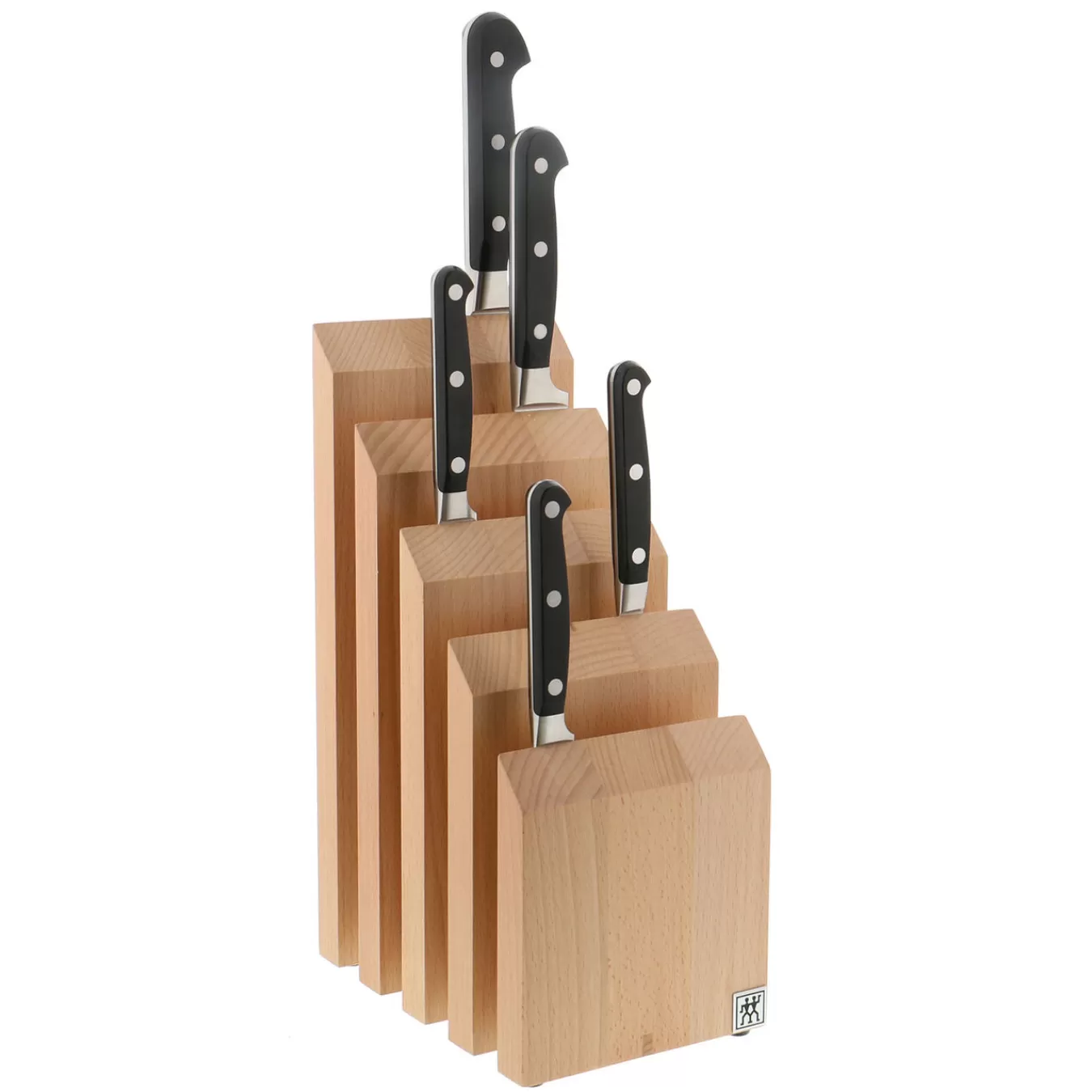 ZWILLING Empty Knife Blocks*Beechwood, Beechwood, Upright Italian Magnetic Block - Natural