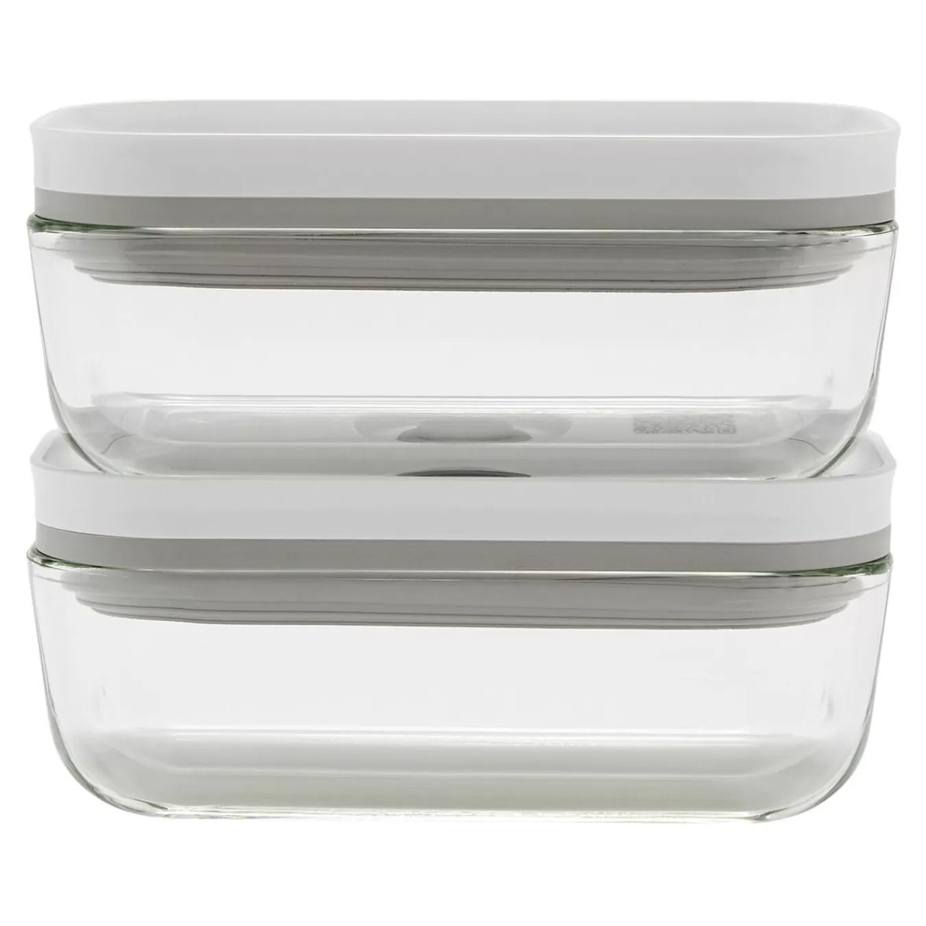 ZWILLING Vacuum Seal Containers*Small / 2-Pc Small Vacuum Container, Glass, Grey