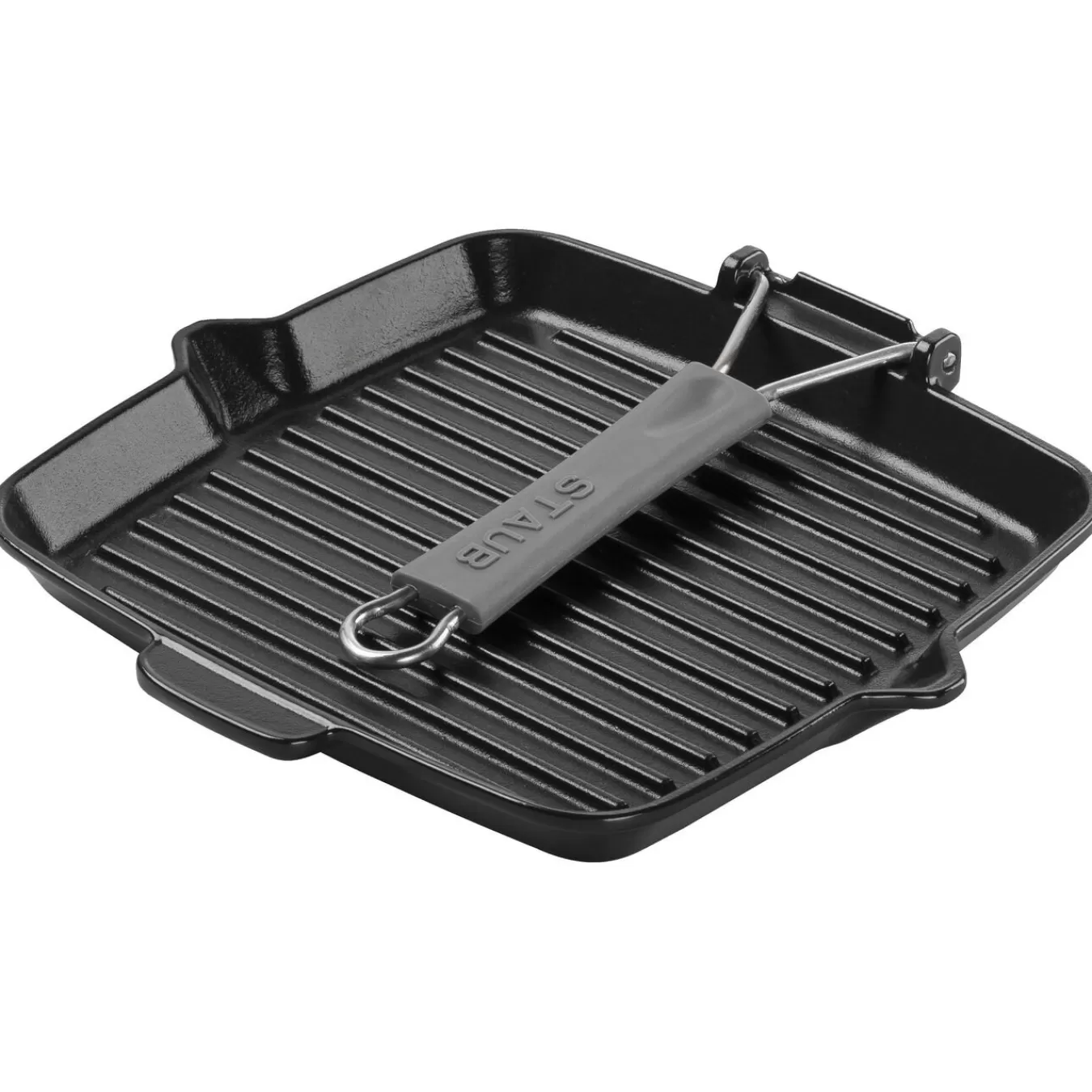 ZWILLING Grill Pans*Square, 9.5" Folding Grill, Black Matte